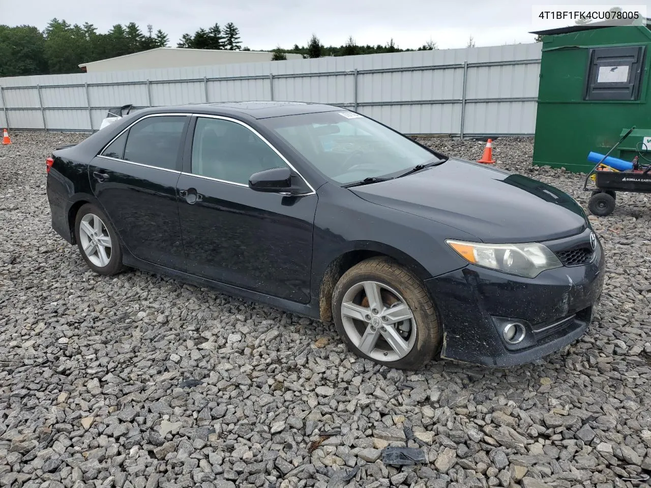 2012 Toyota Camry Base VIN: 4T1BF1FK4CU078005 Lot: 67871454