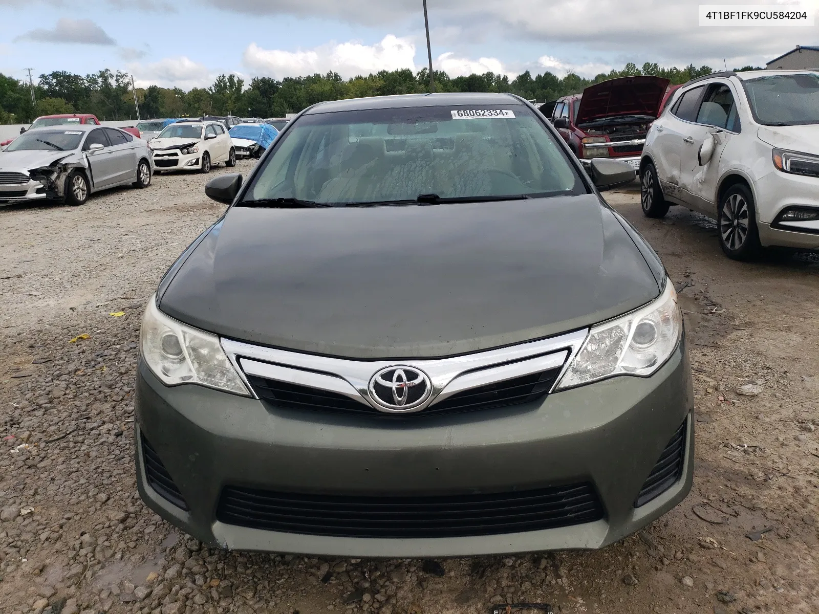 2012 Toyota Camry Base VIN: 4T1BF1FK9CU584204 Lot: 68062334