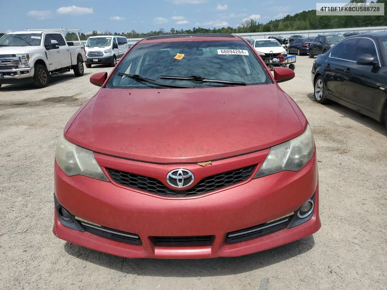 2012 Toyota Camry Base VIN: 4T1BF1FK8CU588728 Lot: 68094284