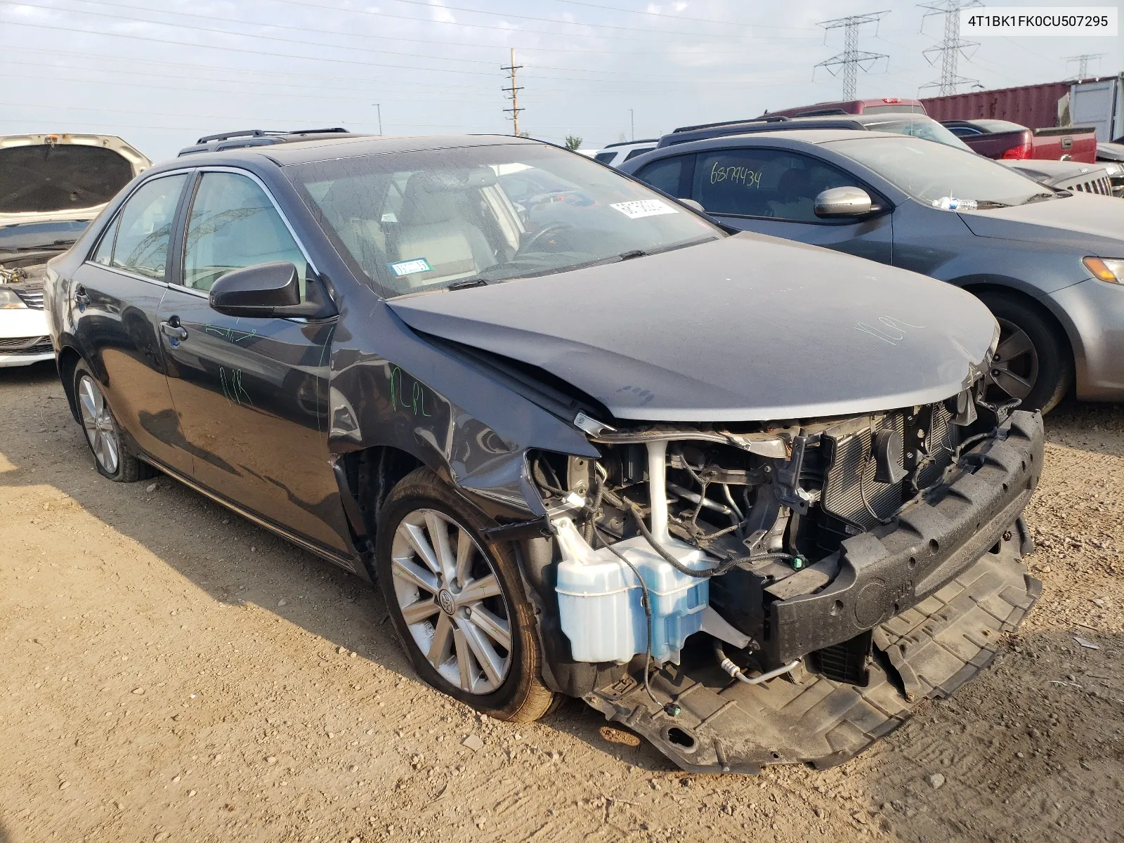 4T1BK1FK0CU507295 2012 Toyota Camry Se