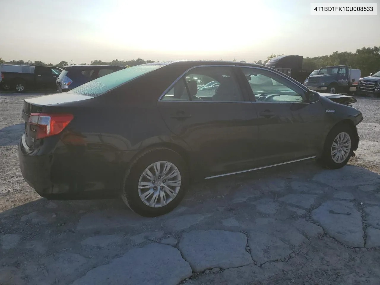 2012 Toyota Camry Hybrid VIN: 4T1BD1FK1CU008533 Lot: 68327234