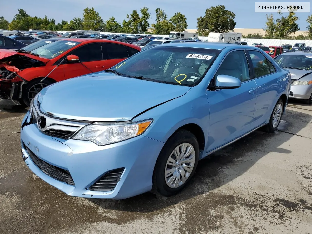 4T4BF1FK3CR230801 2012 Toyota Camry Base