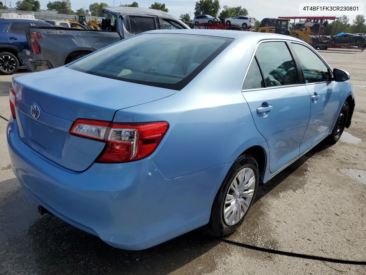 2012 Toyota Camry Base VIN: 4T4BF1FK3CR230801 Lot: 68546784