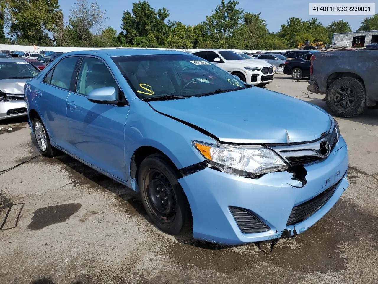 4T4BF1FK3CR230801 2012 Toyota Camry Base