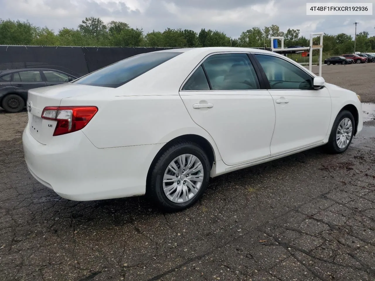 2012 Toyota Camry Base VIN: 4T4BF1FKXCR192936 Lot: 68602664