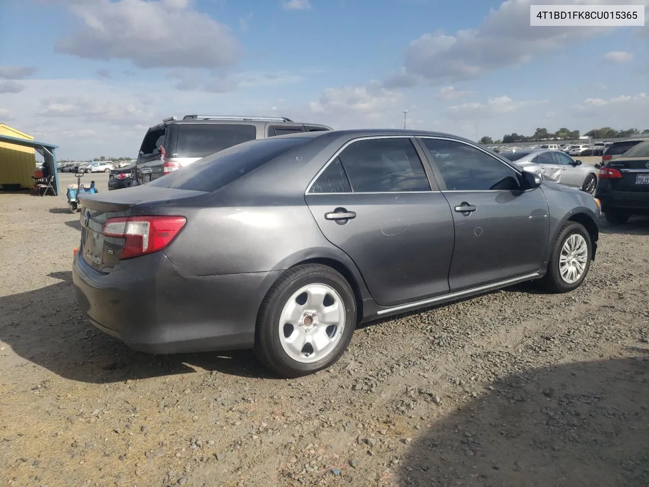 2012 Toyota Camry Hybrid VIN: 4T1BD1FK8CU015365 Lot: 68753874