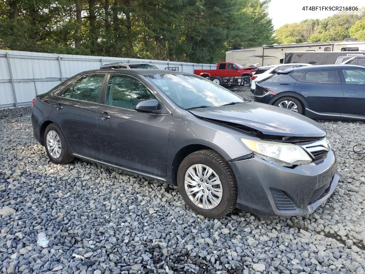 4T4BF1FK9CR216806 2012 Toyota Camry Base