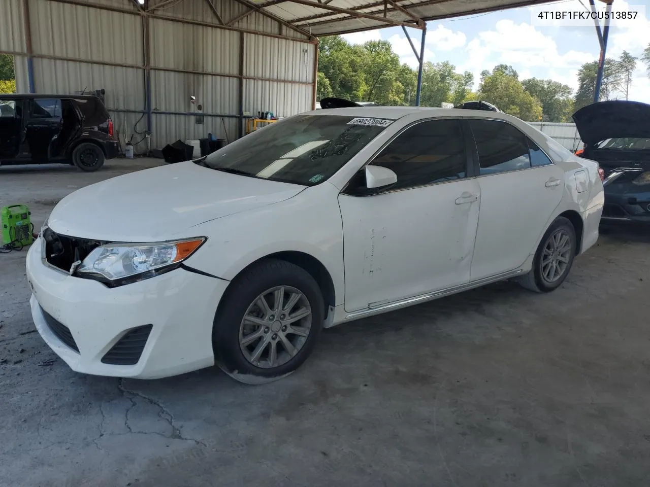 2012 Toyota Camry Base VIN: 4T1BF1FK7CU513857 Lot: 69027004