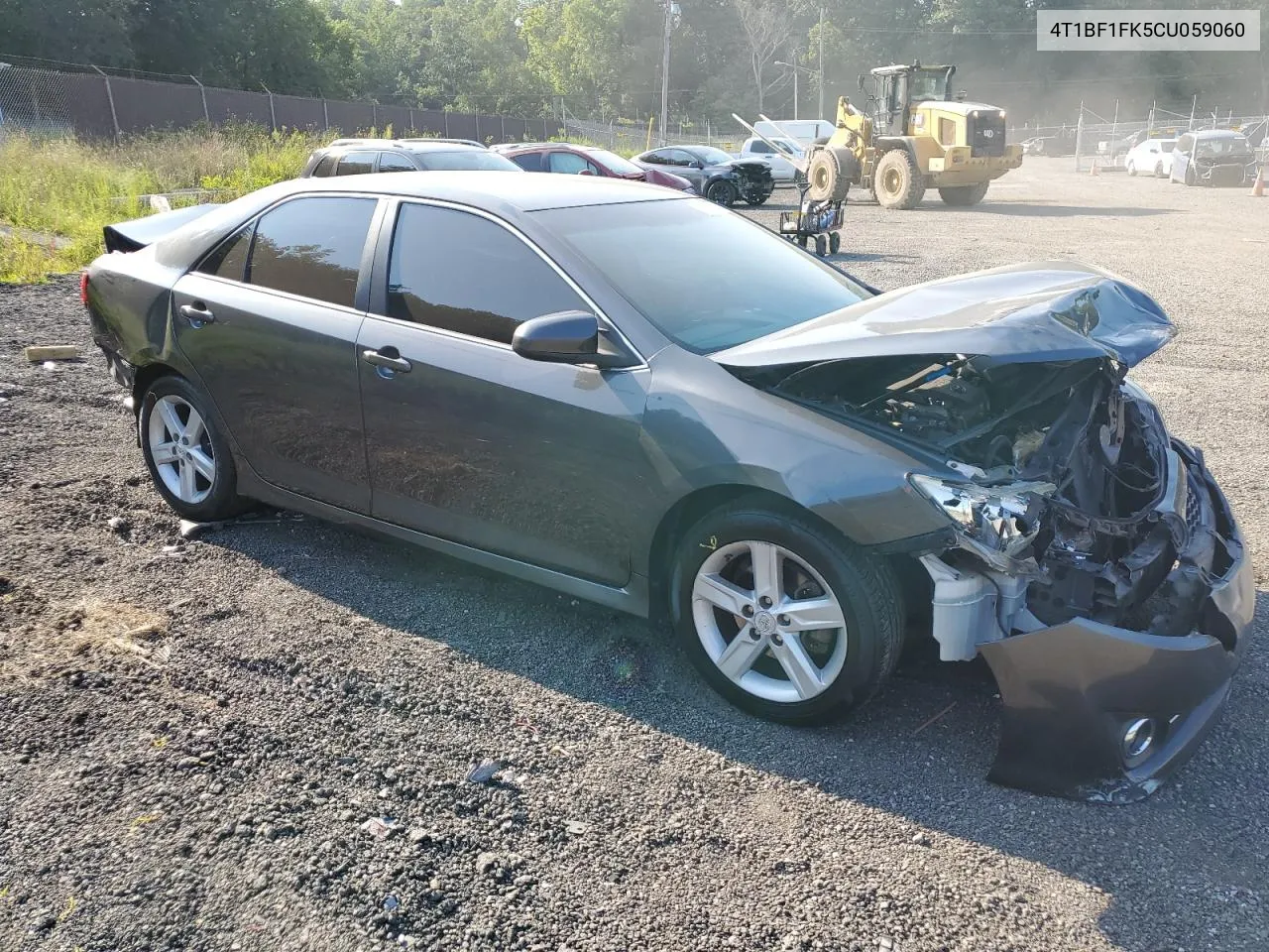 4T1BF1FK5CU059060 2012 Toyota Camry Base