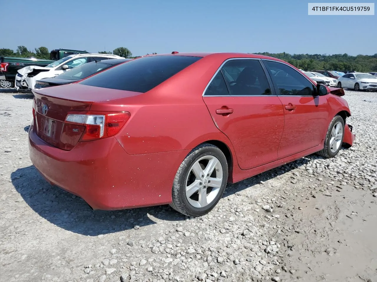 2012 Toyota Camry Base VIN: 4T1BF1FK4CU519759 Lot: 69125124