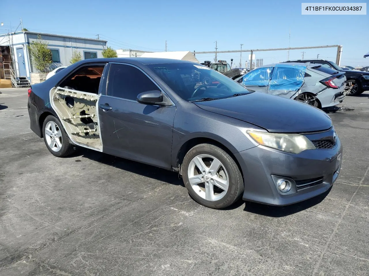 2012 Toyota Camry Base VIN: 4T1BF1FK0CU034387 Lot: 69325774