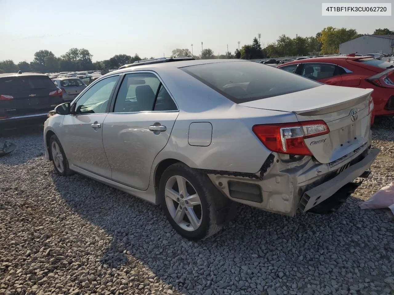 2012 Toyota Camry Base VIN: 4T1BF1FK3CU062720 Lot: 69367634