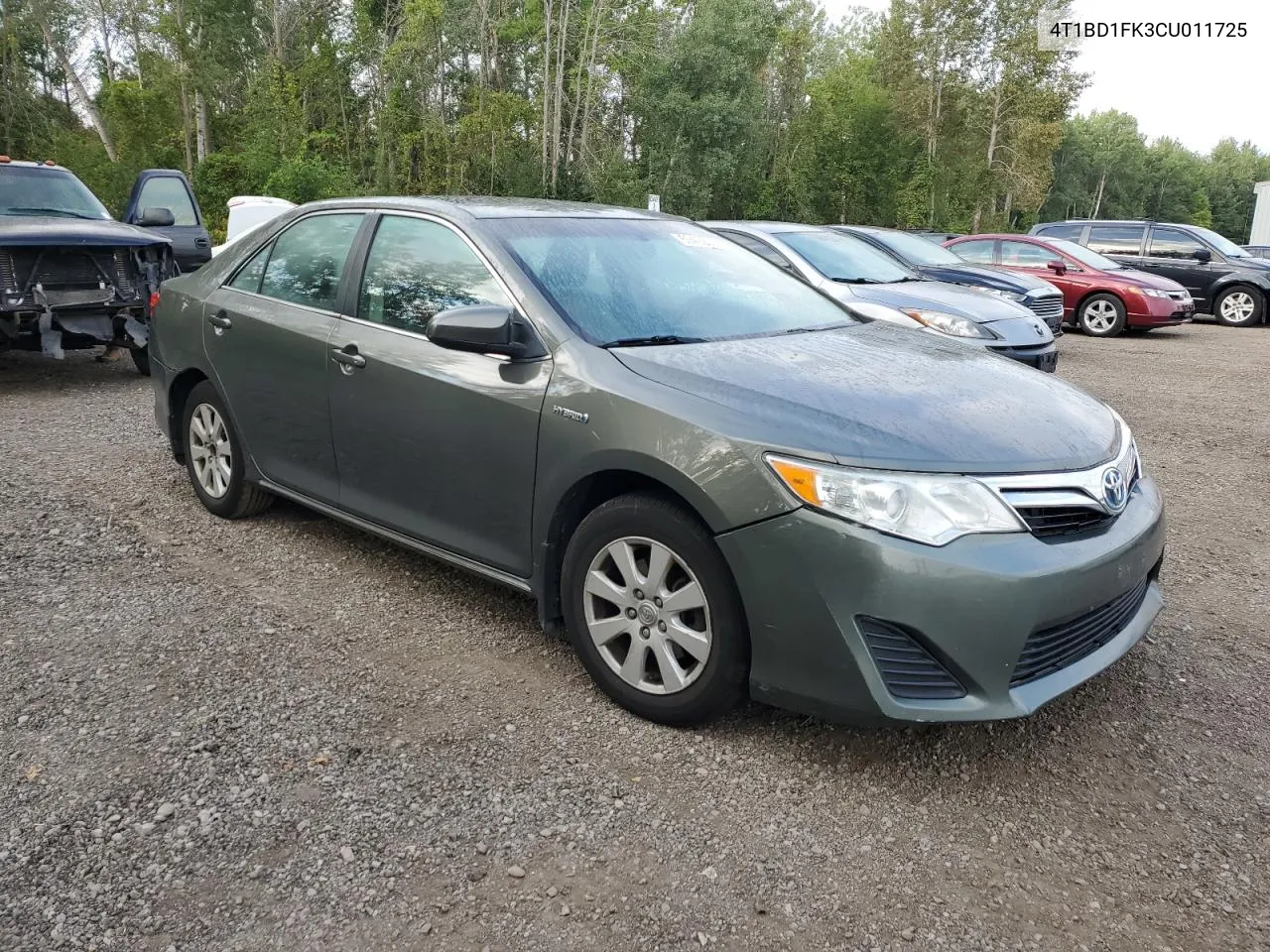 2012 Toyota Camry Hybrid VIN: 4T1BD1FK3CU011725 Lot: 69492014