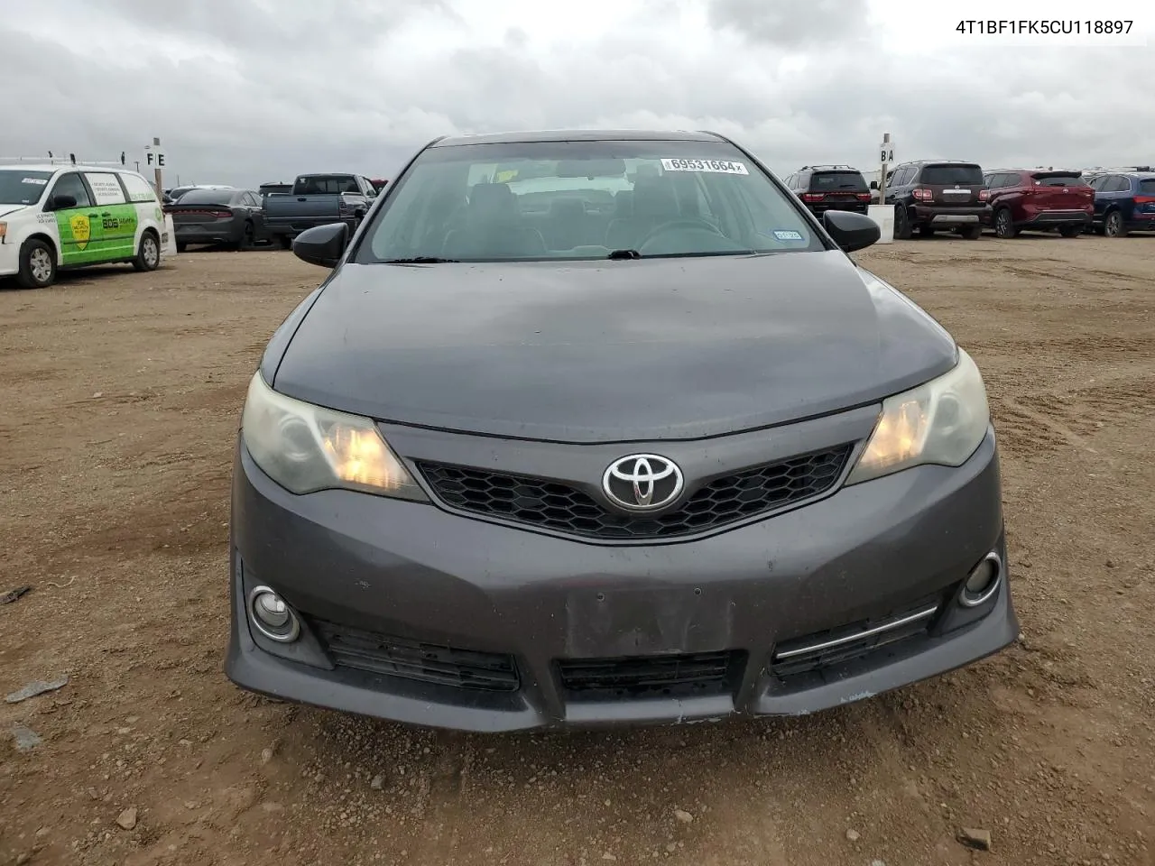 2012 Toyota Camry Base VIN: 4T1BF1FK5CU118897 Lot: 69531664