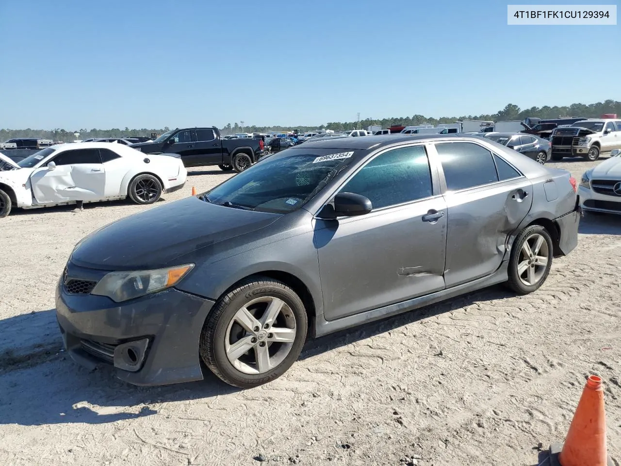 2012 Toyota Camry Base VIN: 4T1BF1FK1CU129394 Lot: 69637354