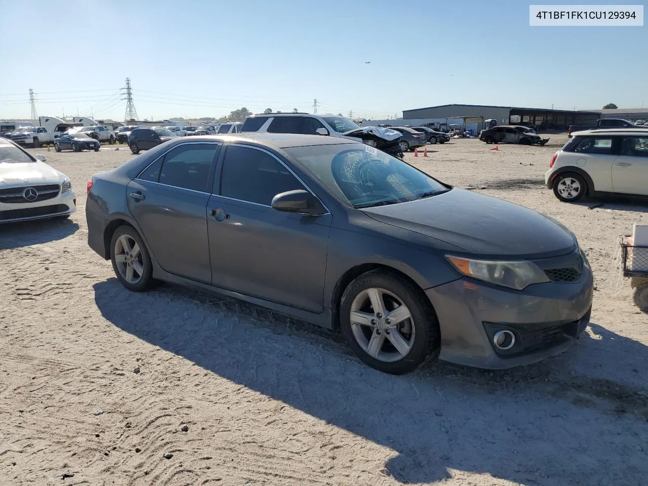 2012 Toyota Camry Base VIN: 4T1BF1FK1CU129394 Lot: 69637354