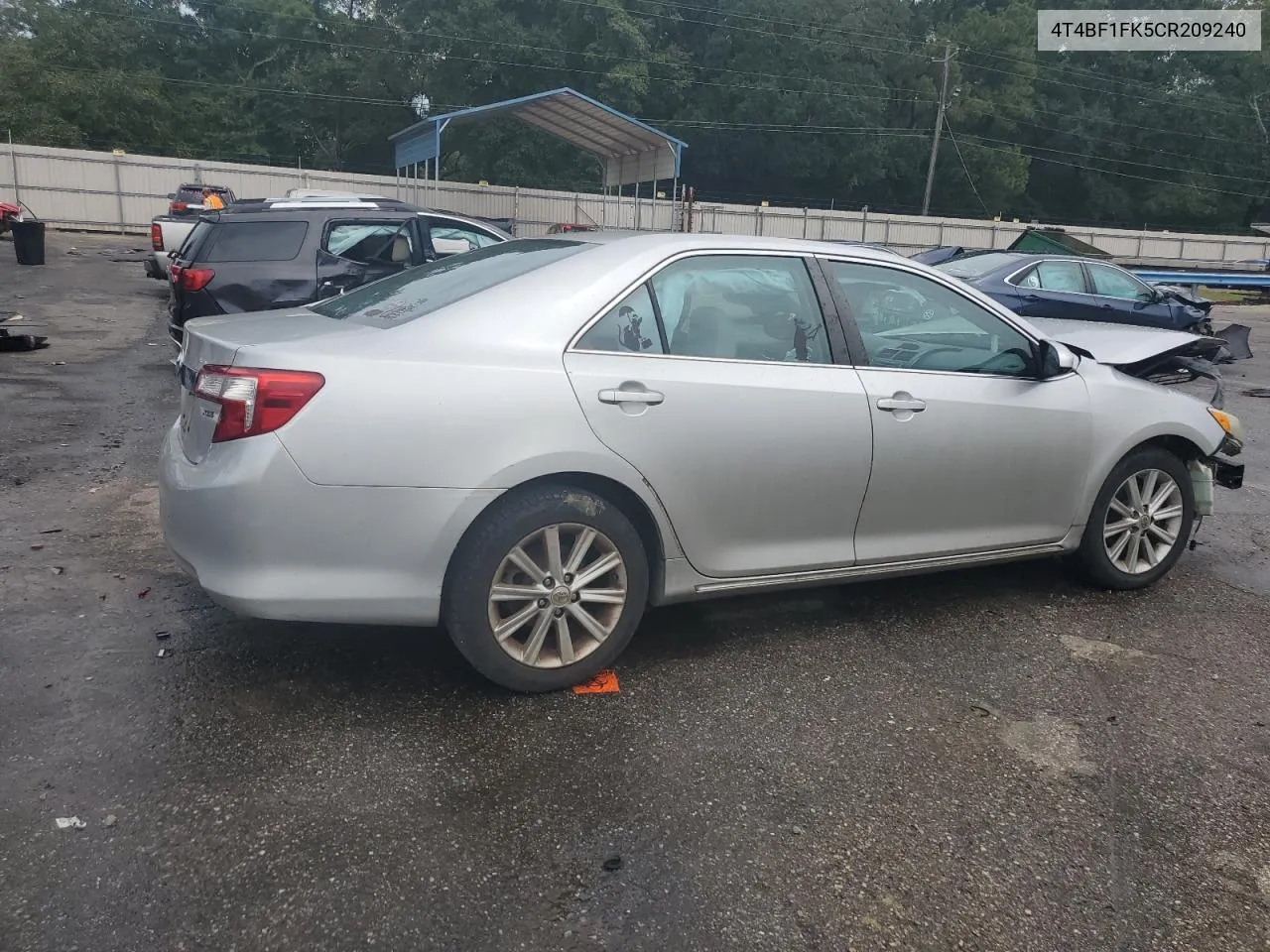 4T4BF1FK5CR209240 2012 Toyota Camry Base