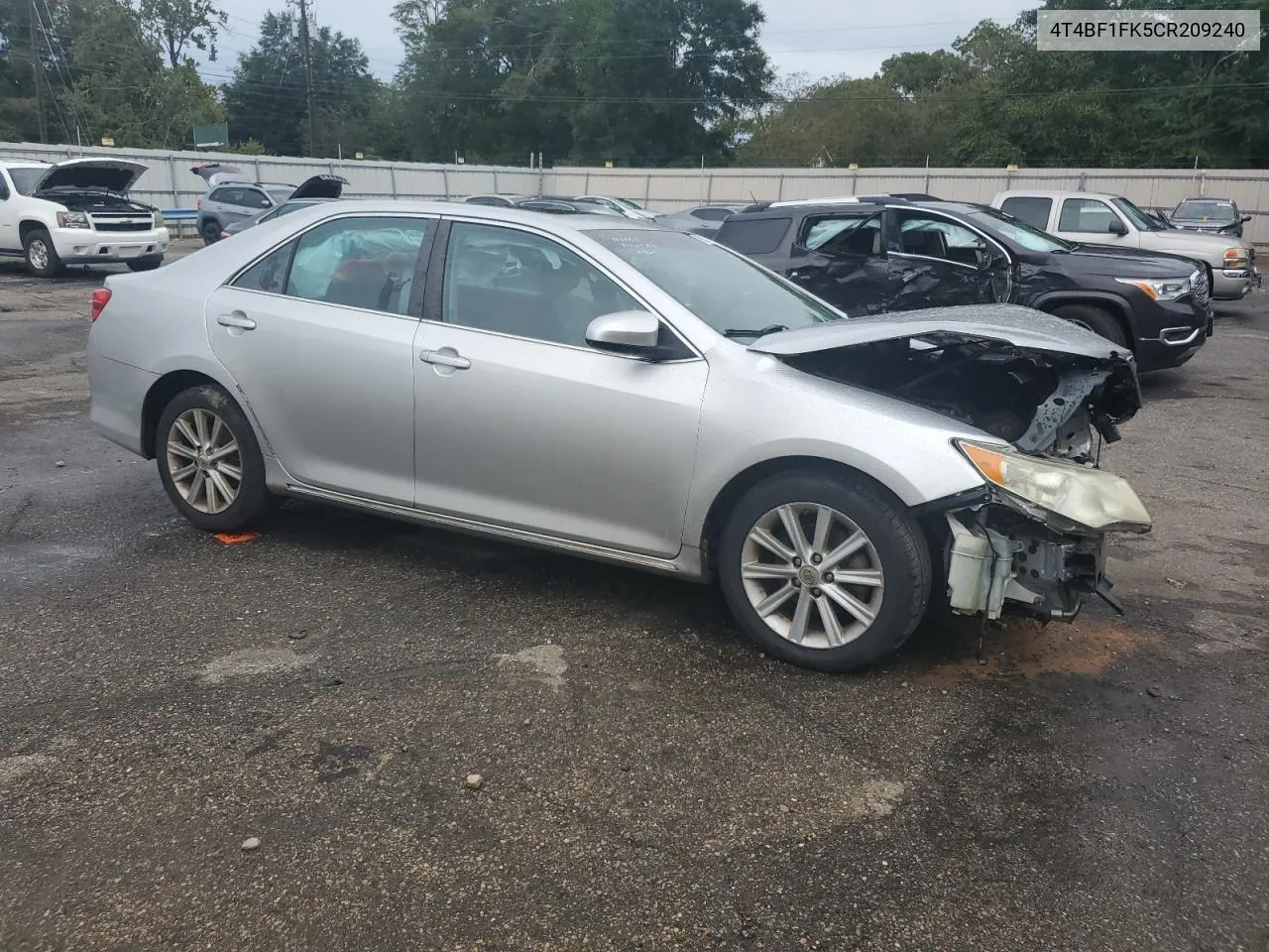 4T4BF1FK5CR209240 2012 Toyota Camry Base