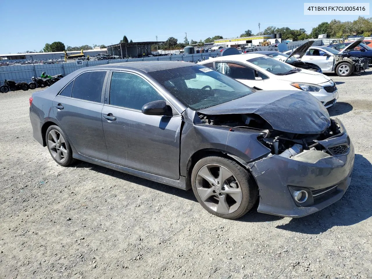 2012 Toyota Camry Se VIN: 4T1BK1FK7CU005416 Lot: 69901164