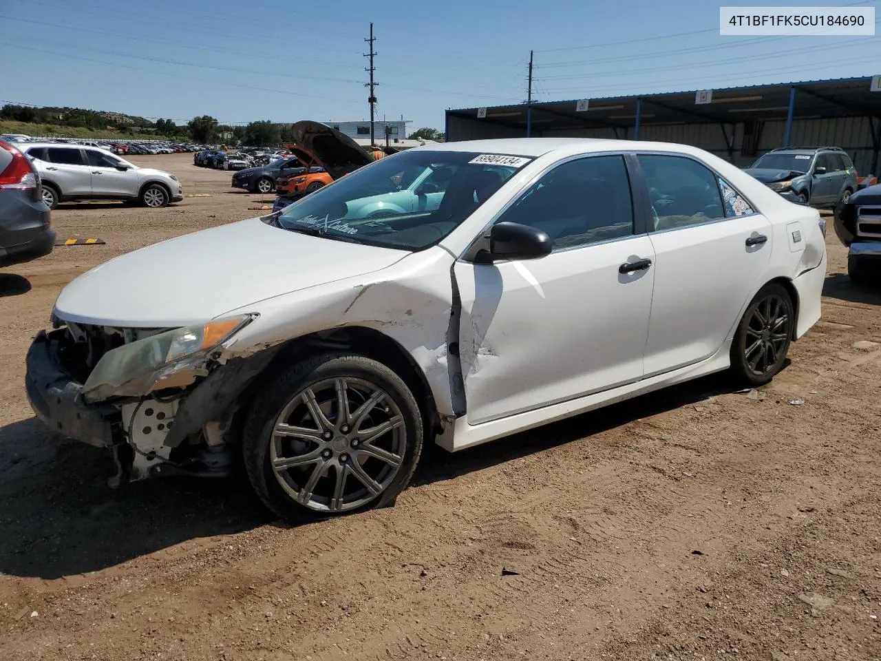 4T1BF1FK5CU184690 2012 Toyota Camry Base