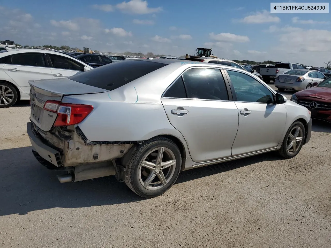 4T1BK1FK4CU524990 2012 Toyota Camry Se