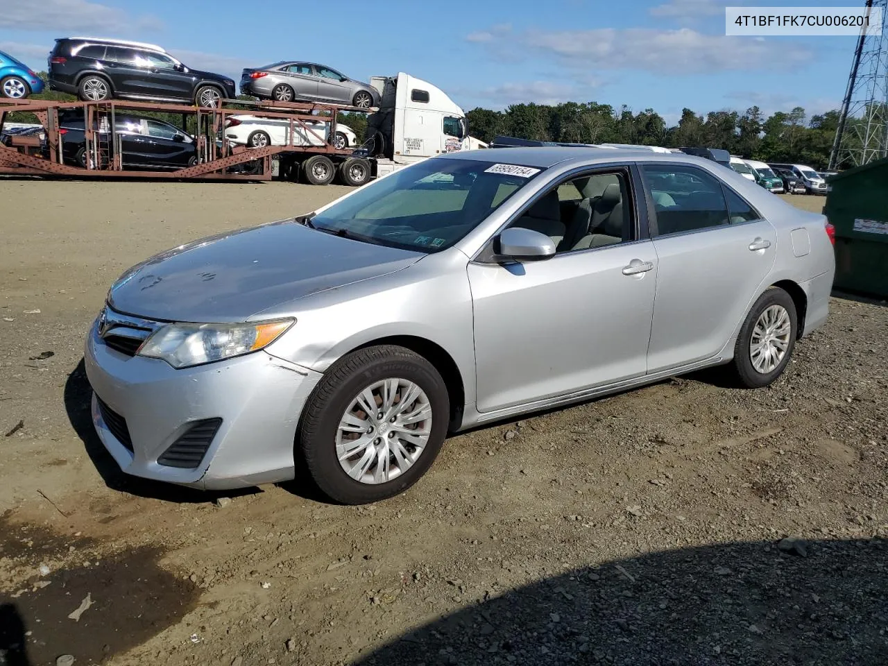 2012 Toyota Camry Base VIN: 4T1BF1FK7CU006201 Lot: 69950154