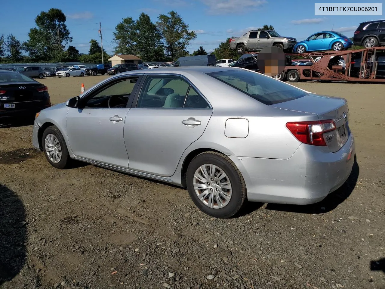 4T1BF1FK7CU006201 2012 Toyota Camry Base