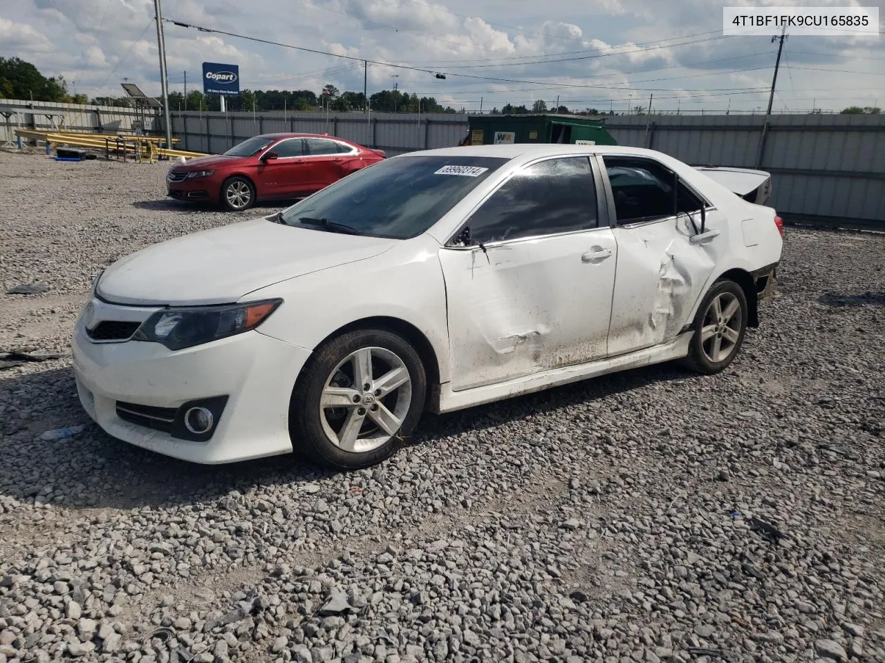 2012 Toyota Camry Base VIN: 4T1BF1FK9CU165835 Lot: 69960314