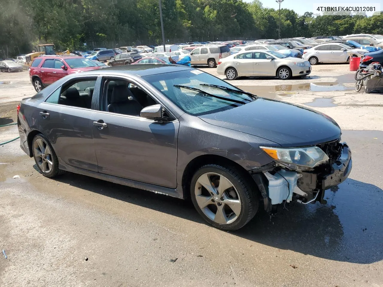 2012 Toyota Camry Se VIN: 4T1BK1FK4CU012081 Lot: 70028264