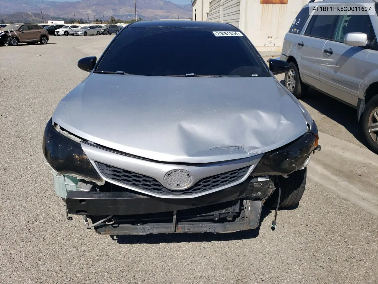 2012 Toyota Camry Base VIN: 4T1BF1FK5CU011607 Lot: 70061554