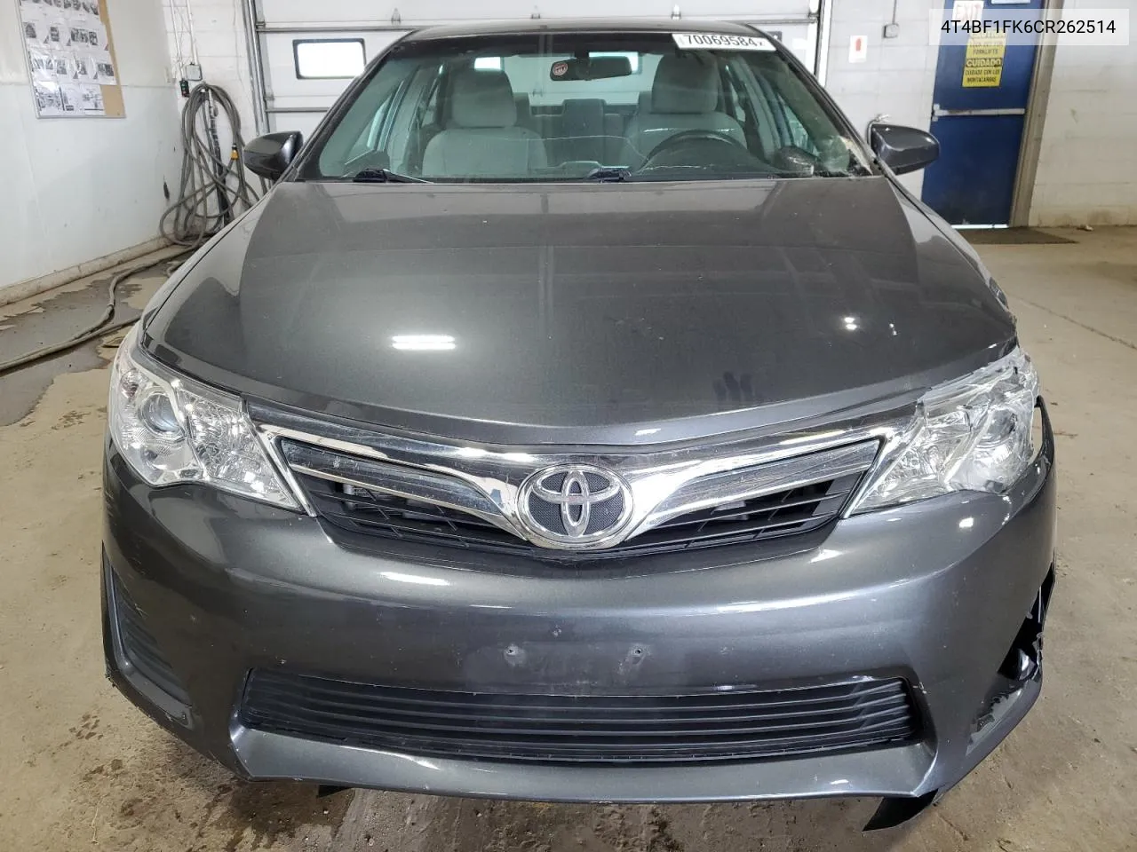 2012 Toyota Camry Base VIN: 4T4BF1FK6CR262514 Lot: 70069584