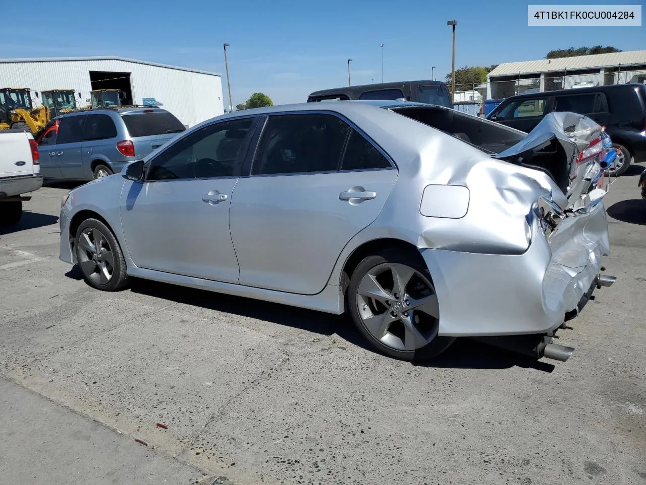 2012 Toyota Camry Se VIN: 4T1BK1FK0CU004284 Lot: 70151154