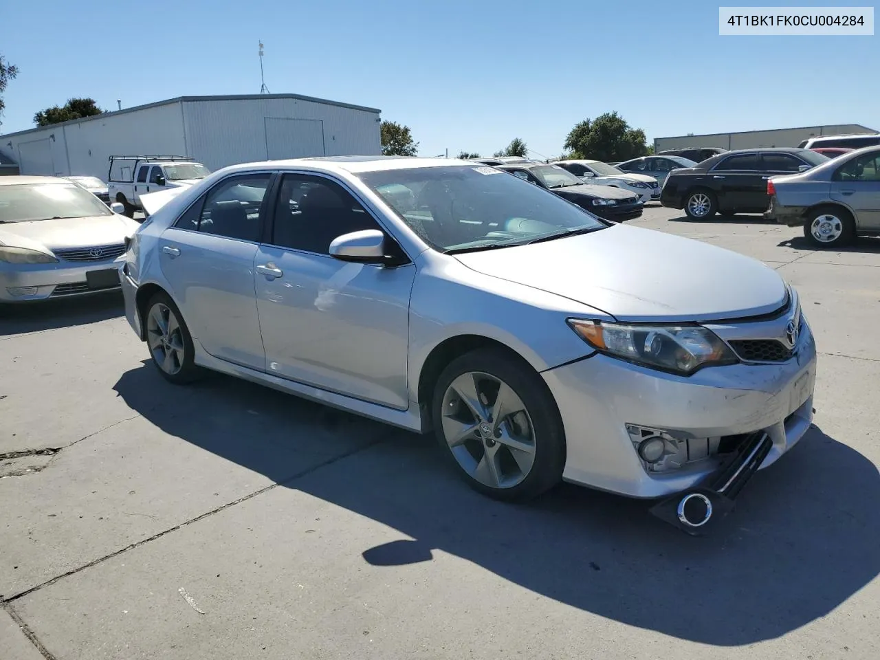 2012 Toyota Camry Se VIN: 4T1BK1FK0CU004284 Lot: 70151154