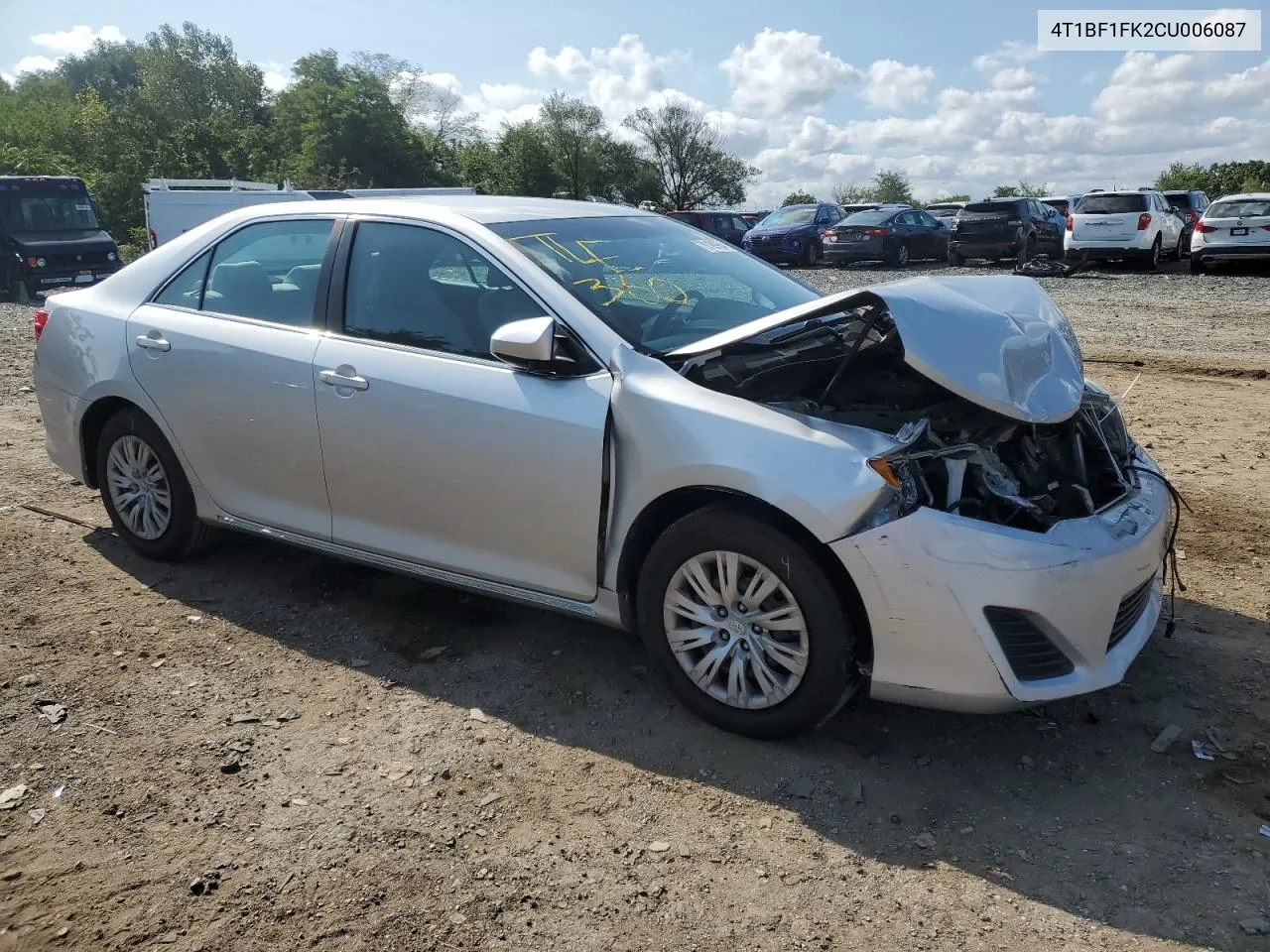 2012 Toyota Camry Base VIN: 4T1BF1FK2CU006087 Lot: 70189954