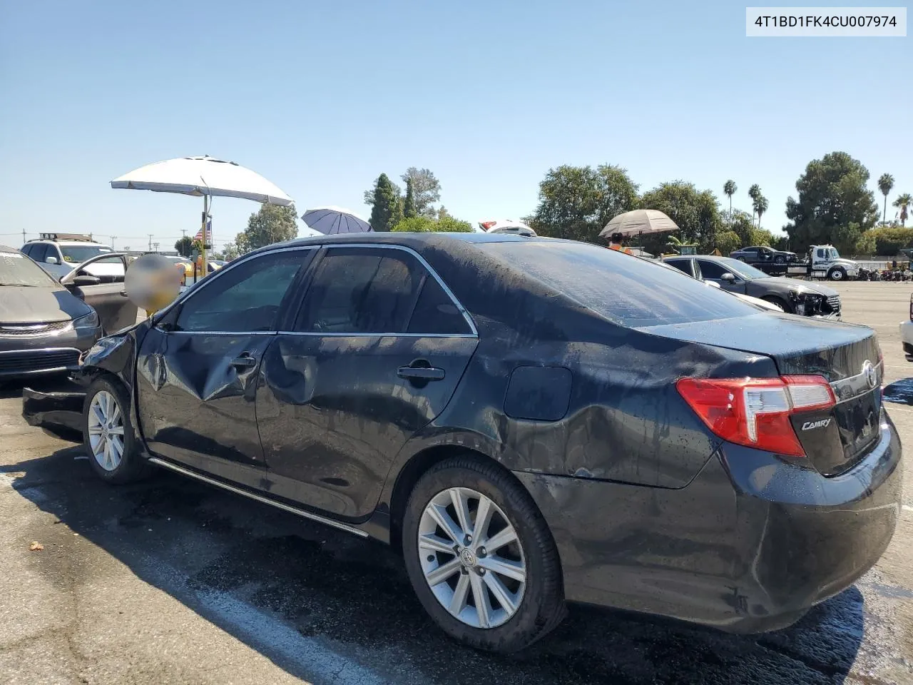 2012 Toyota Camry Hybrid VIN: 4T1BD1FK4CU007974 Lot: 70212224