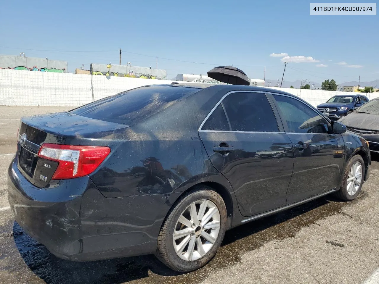 2012 Toyota Camry Hybrid VIN: 4T1BD1FK4CU007974 Lot: 70212224