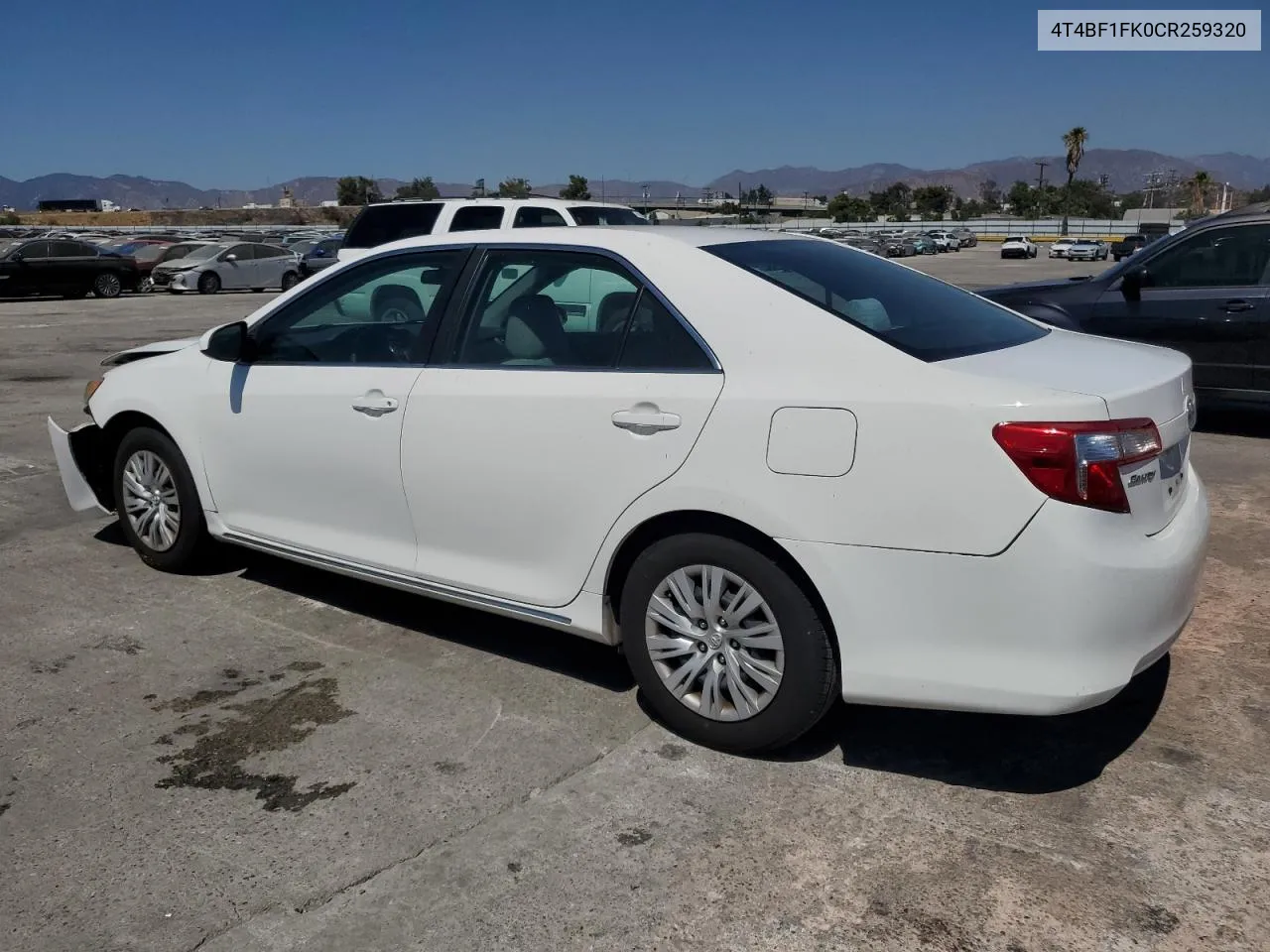 2012 Toyota Camry Base VIN: 4T4BF1FK0CR259320 Lot: 70269004