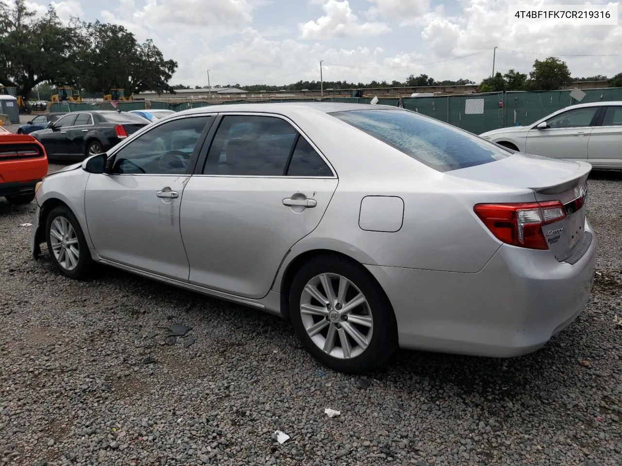 4T4BF1FK7CR219316 2012 Toyota Camry Base