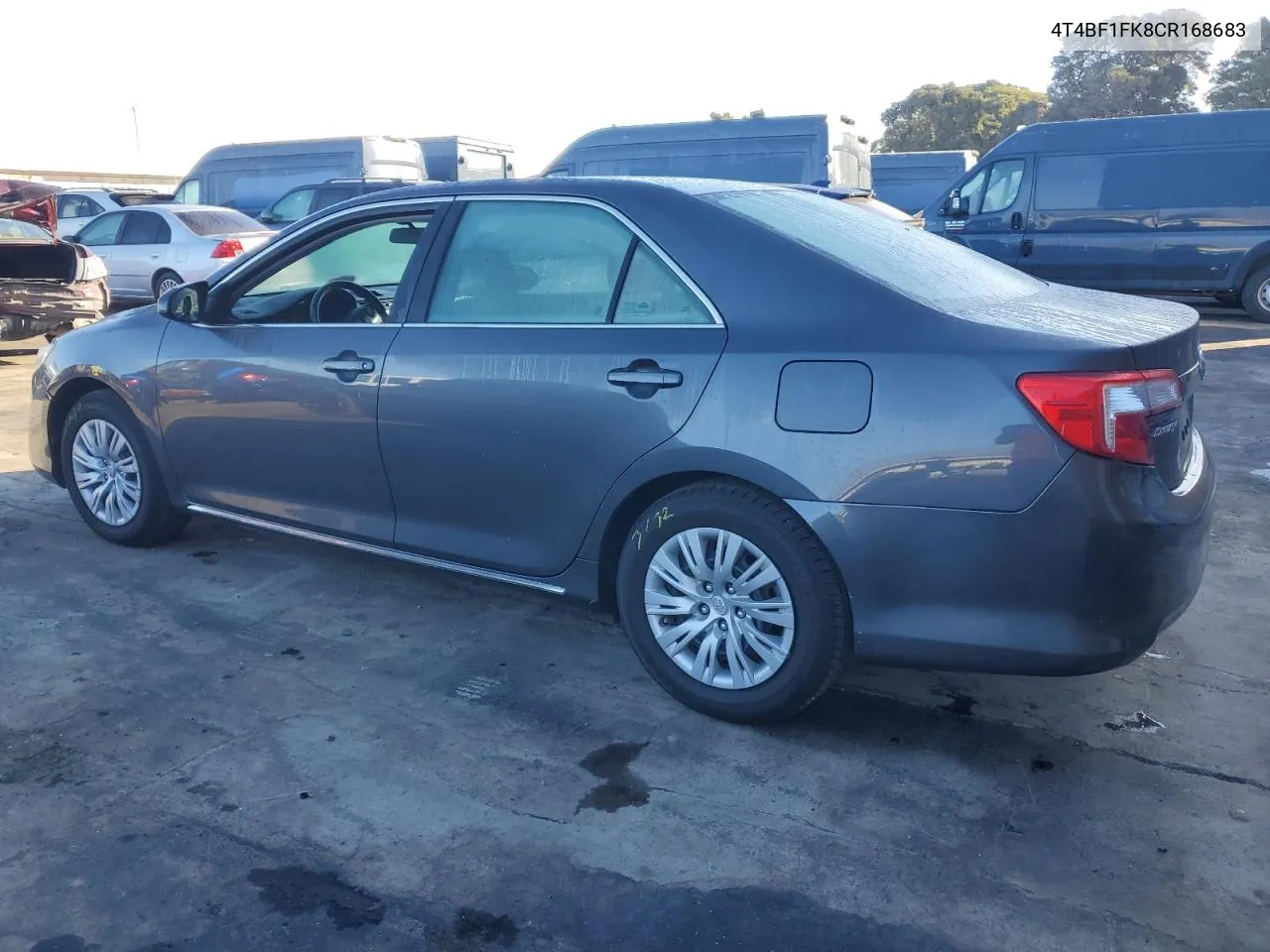 2012 Toyota Camry Base VIN: 4T4BF1FK8CR168683 Lot: 70304064