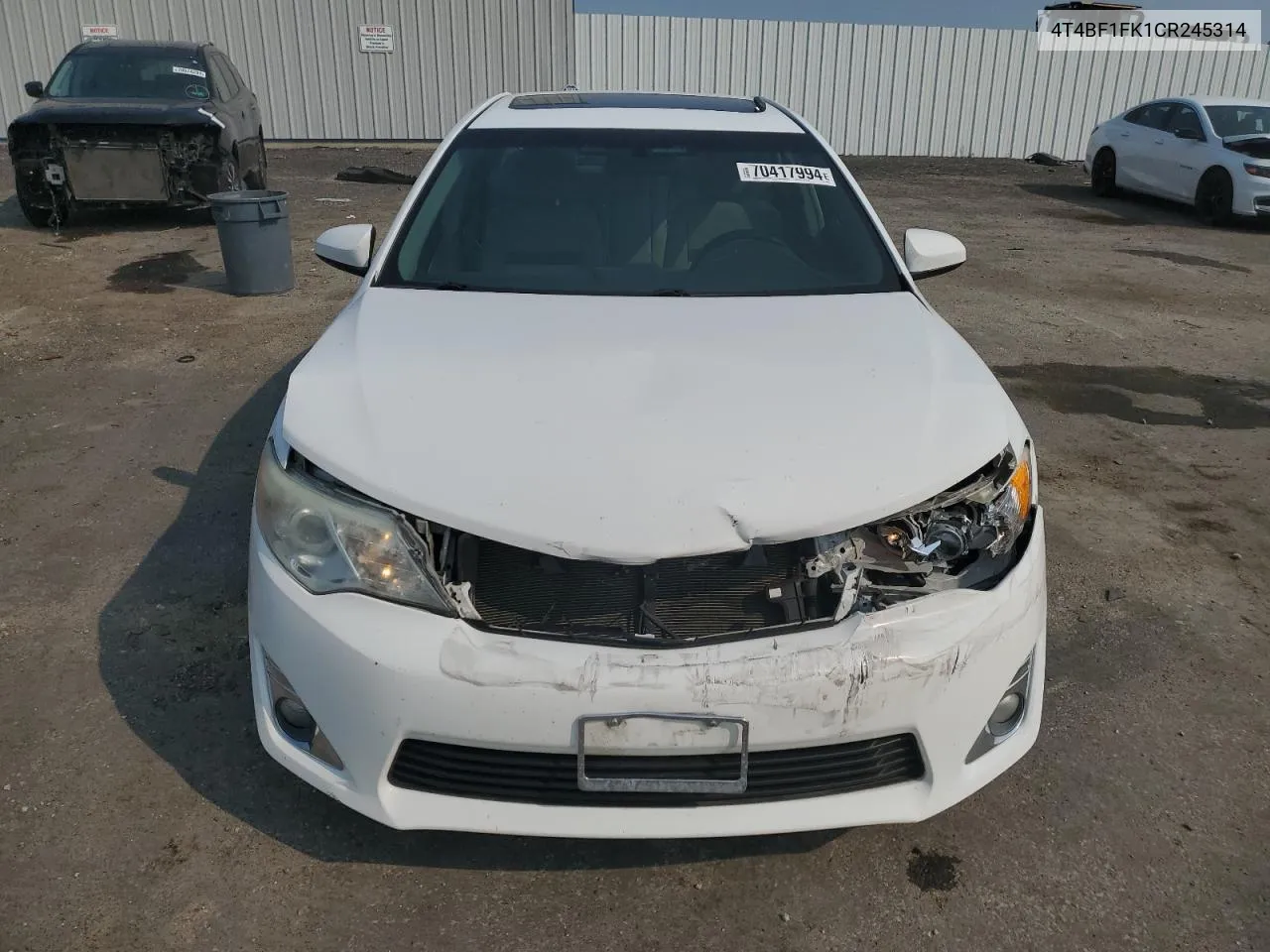 2012 Toyota Camry Base VIN: 4T4BF1FK1CR245314 Lot: 70417994