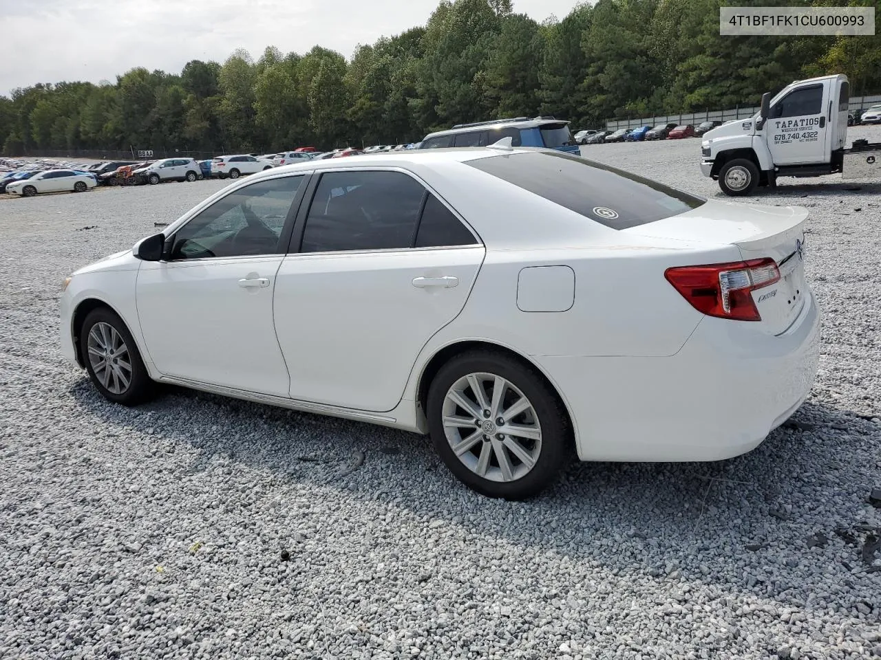 4T1BF1FK1CU600993 2012 Toyota Camry Base