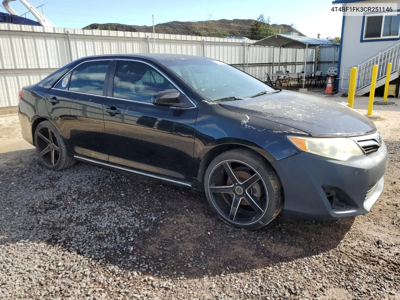 4T4BF1FK3CR251146 2012 Toyota Camry Base