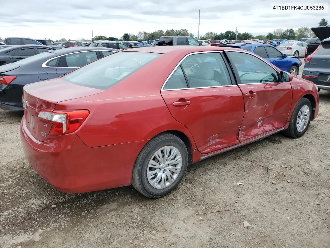 2012 Toyota Camry Hybrid VIN: 4T1BD1FK4CU053286 Lot: 70604054