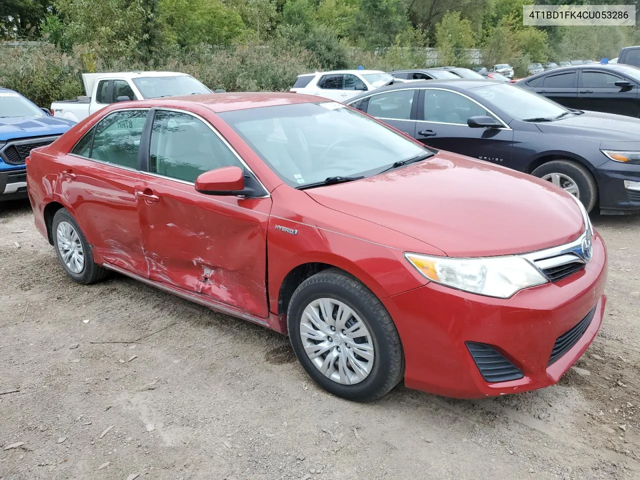 2012 Toyota Camry Hybrid VIN: 4T1BD1FK4CU053286 Lot: 70604054