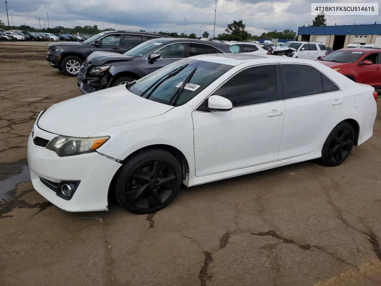 4T1BK1FK5CU514615 2012 Toyota Camry Se