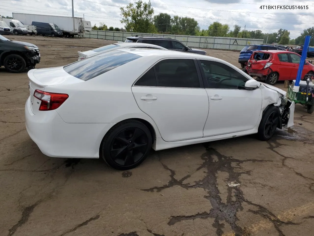 2012 Toyota Camry Se VIN: 4T1BK1FK5CU514615 Lot: 70631444