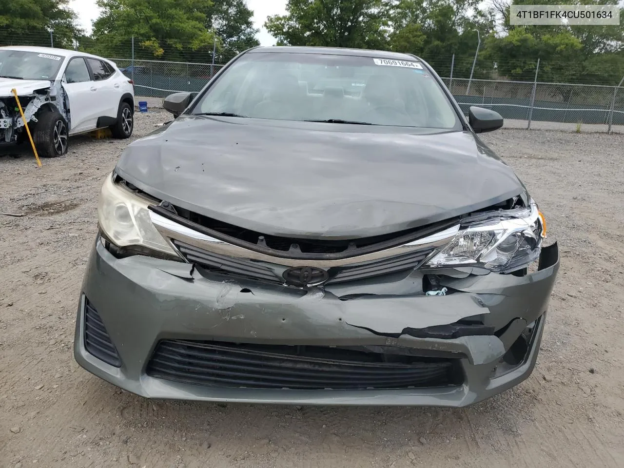 2012 Toyota Camry Base VIN: 4T1BF1FK4CU501634 Lot: 70691664