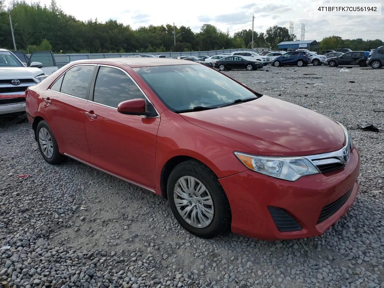 2012 Toyota Camry Base VIN: 4T1BF1FK7CU561942 Lot: 70698074