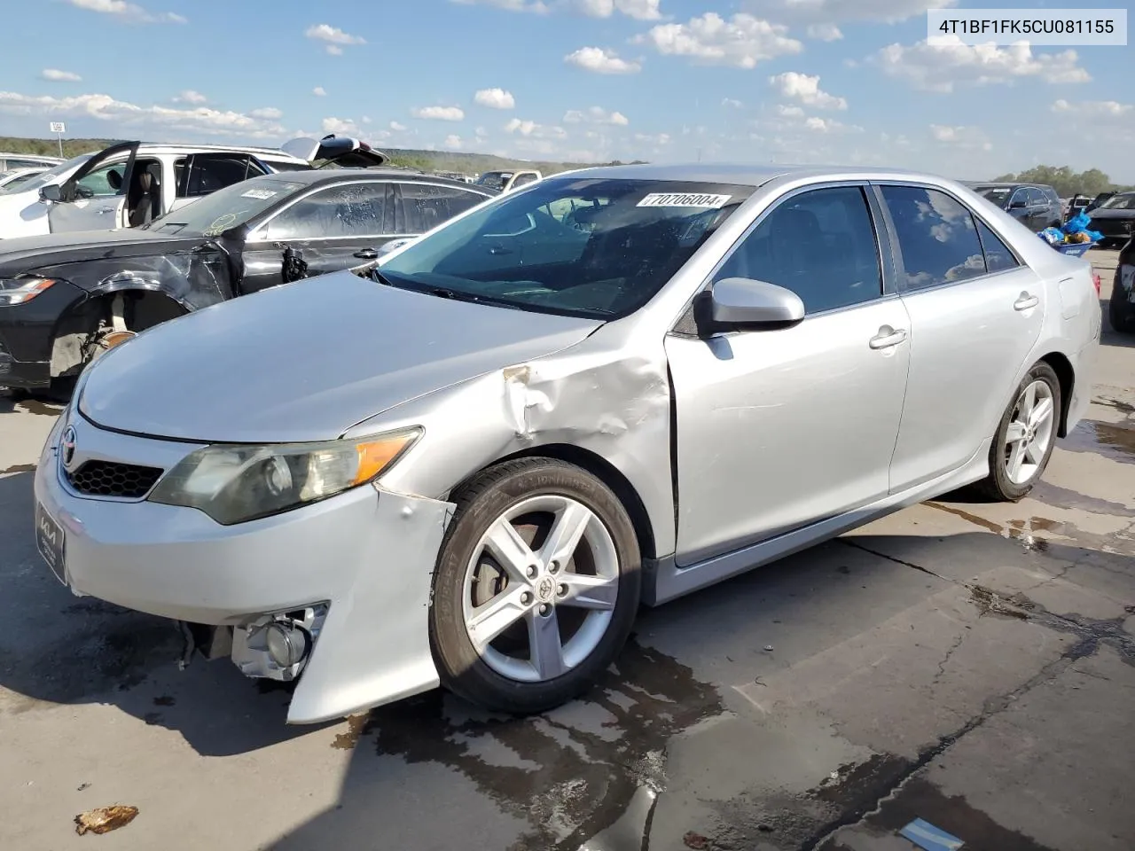 4T1BF1FK5CU081155 2012 Toyota Camry Base