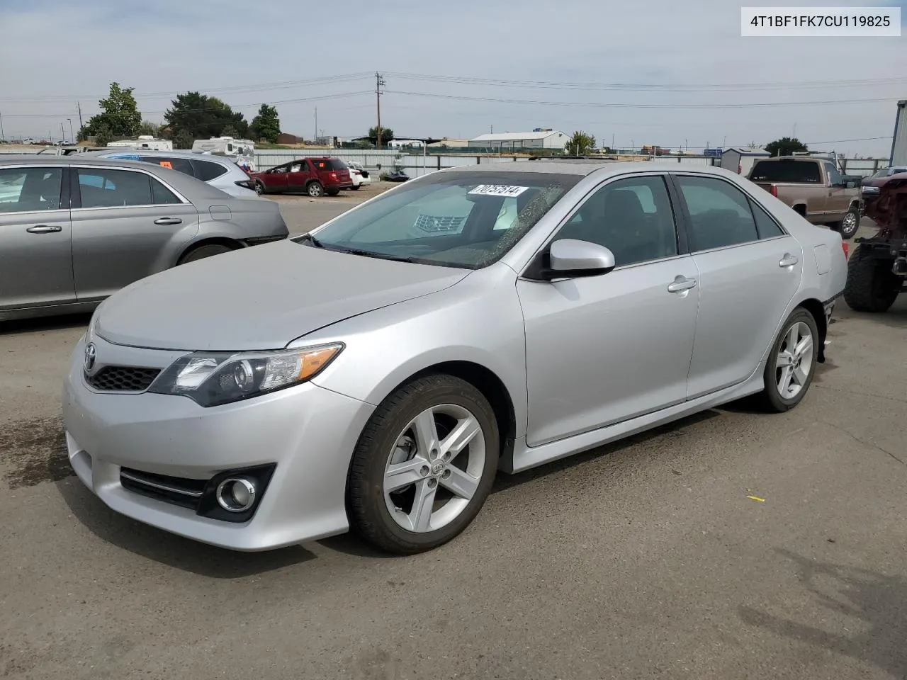 2012 Toyota Camry Base VIN: 4T1BF1FK7CU119825 Lot: 70757514